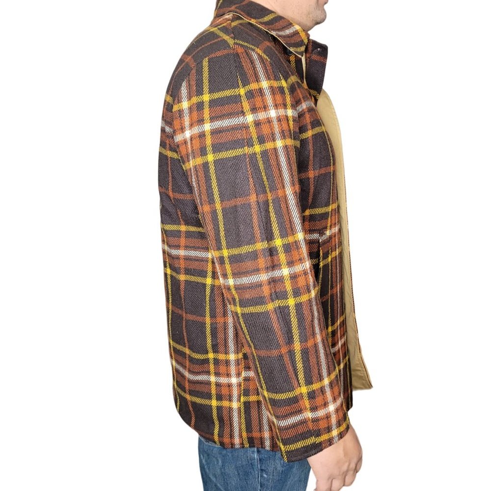 Pendleton Vintage Reversible Wool Plaid Heavy Win… - image 6